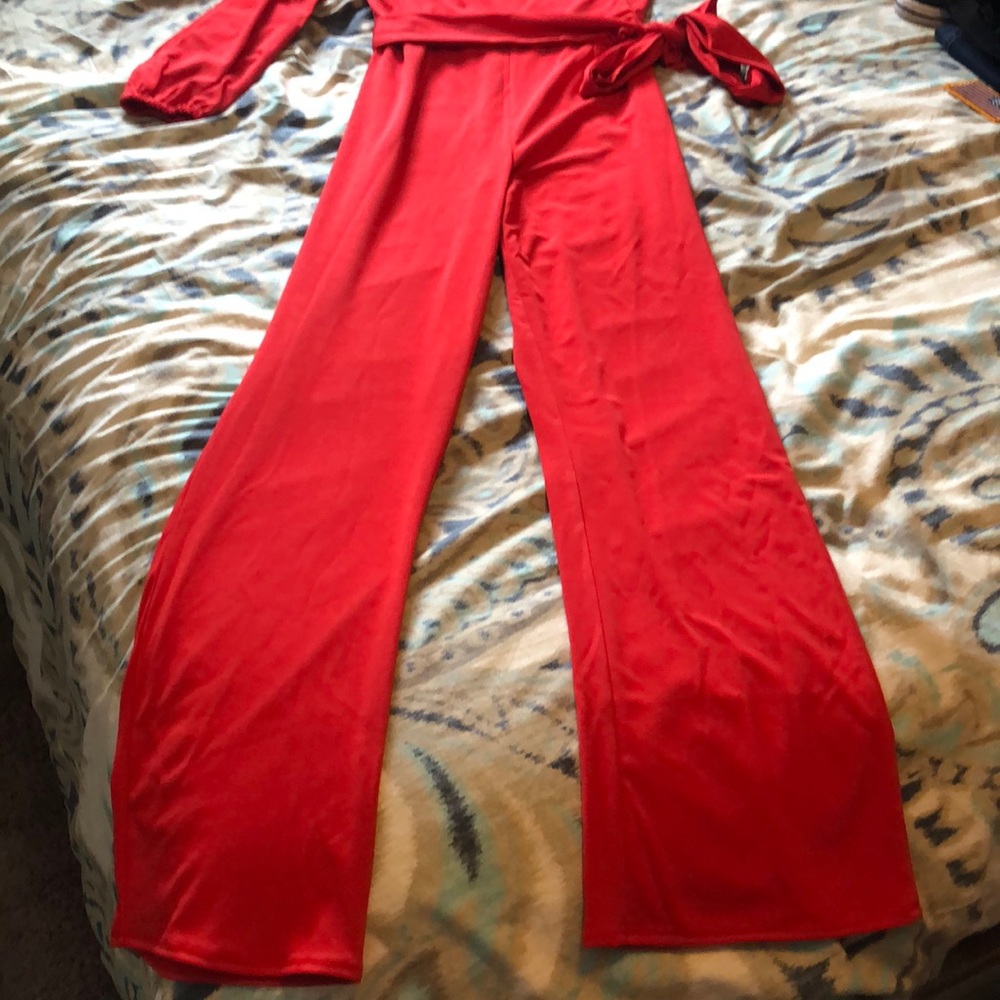Red jumpsuit - Picture 2 of 4